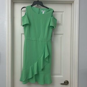 London times ruffle bottom dress NWT